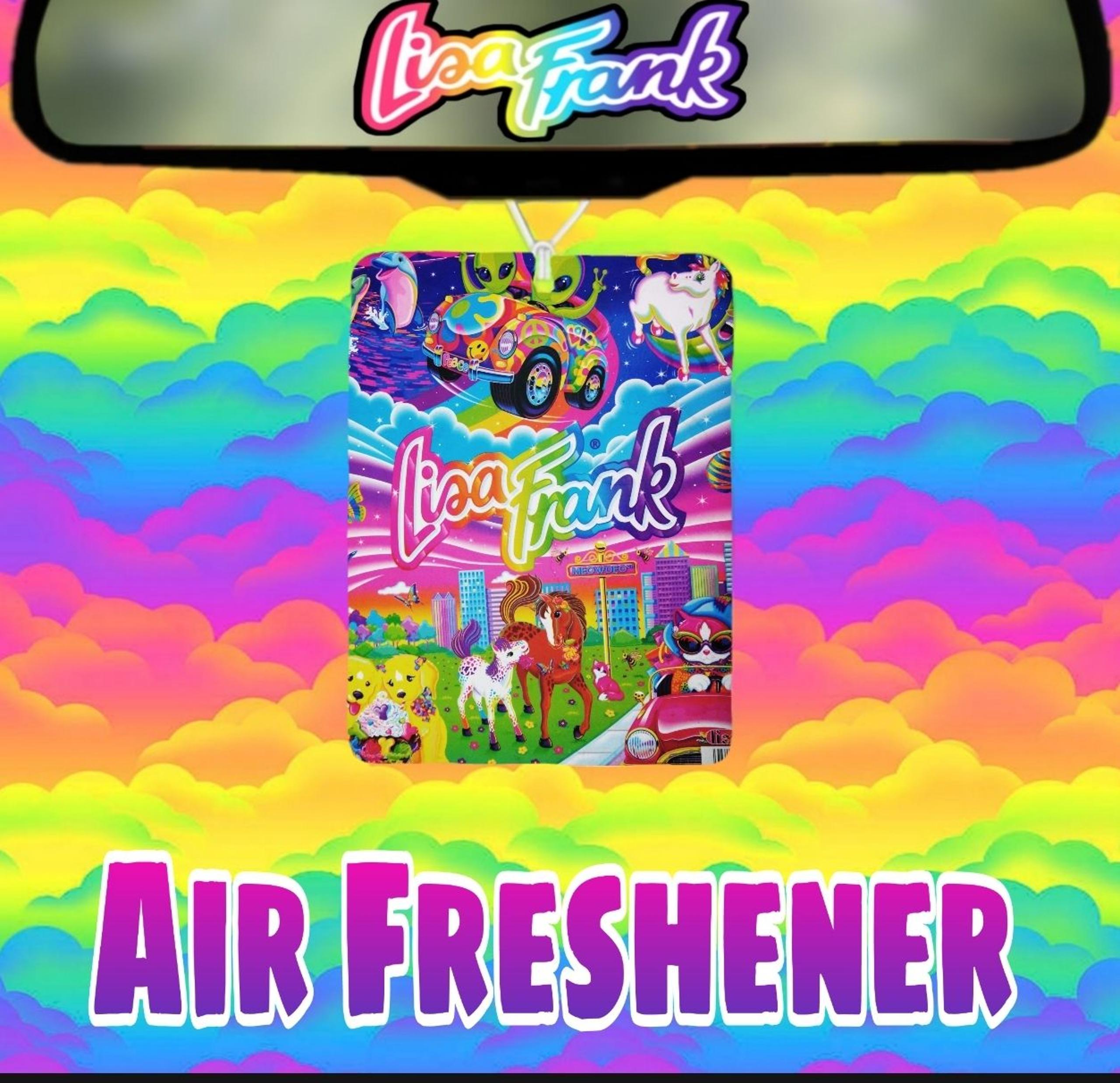 Lisa Frank Inspired Car Air Freshener
