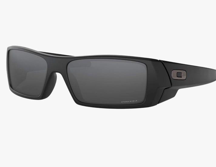 Oakley Men's Oo9014 Gascan Rectangular Sunglasses Matte Black/Prizm Black