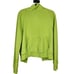 Athleta Women's Moonrise Hoodie Neon Green Split Open Back Sweater Size Small