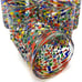 Hand Blown Mexican Water Glasses - Set of 6 Confetti Rock Glasses