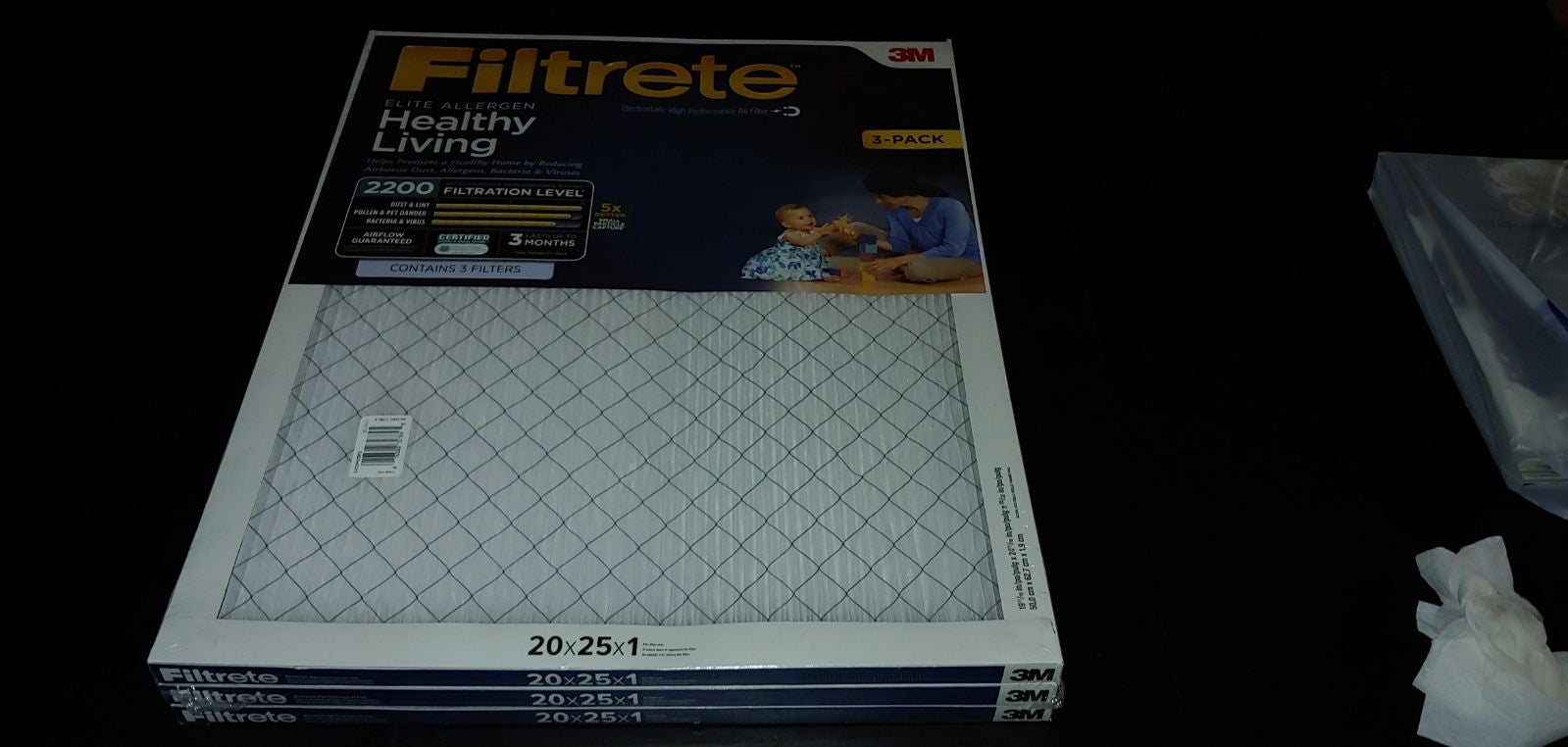Filtrete Air Filter Elite allergen 3 Pac