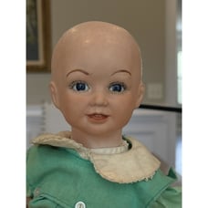 VTG & RARE 13.5porcelain cloth doll vtg 1988 marked Bonnie、Jane**