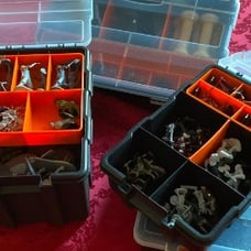 4 Piece Set Toolbox Hardware & Parts Organizers, Versatile and Durable