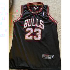 Chicago Bulls Michael Jordan Nike Black Jersey Size Men's 48