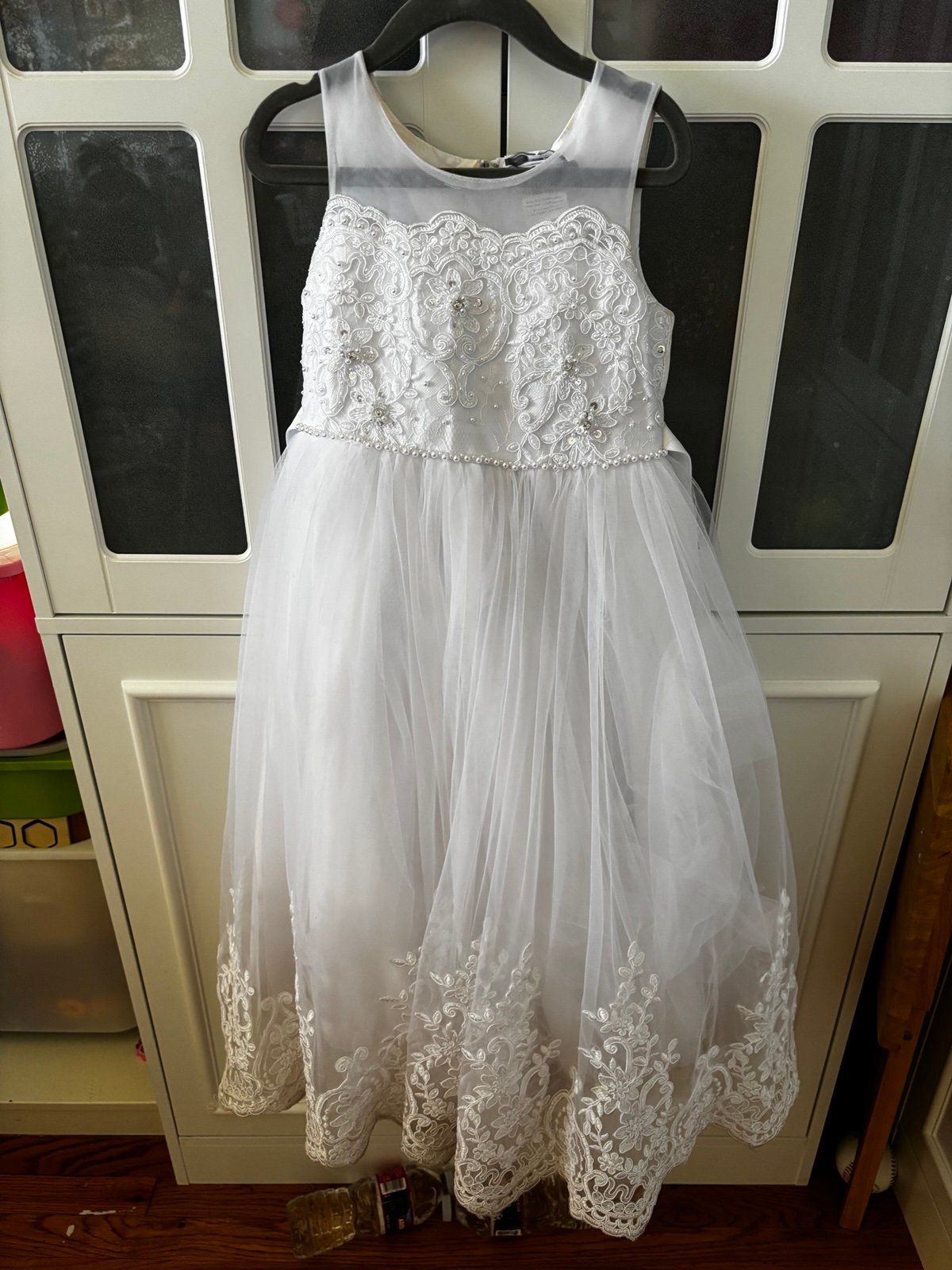 White Elegant Kid’s Dress