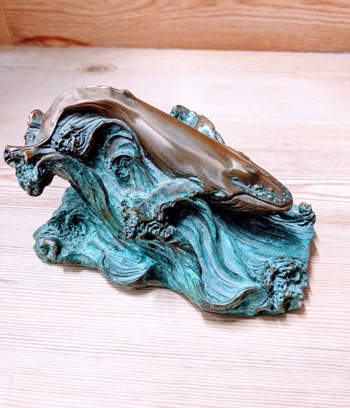Whale sculpture