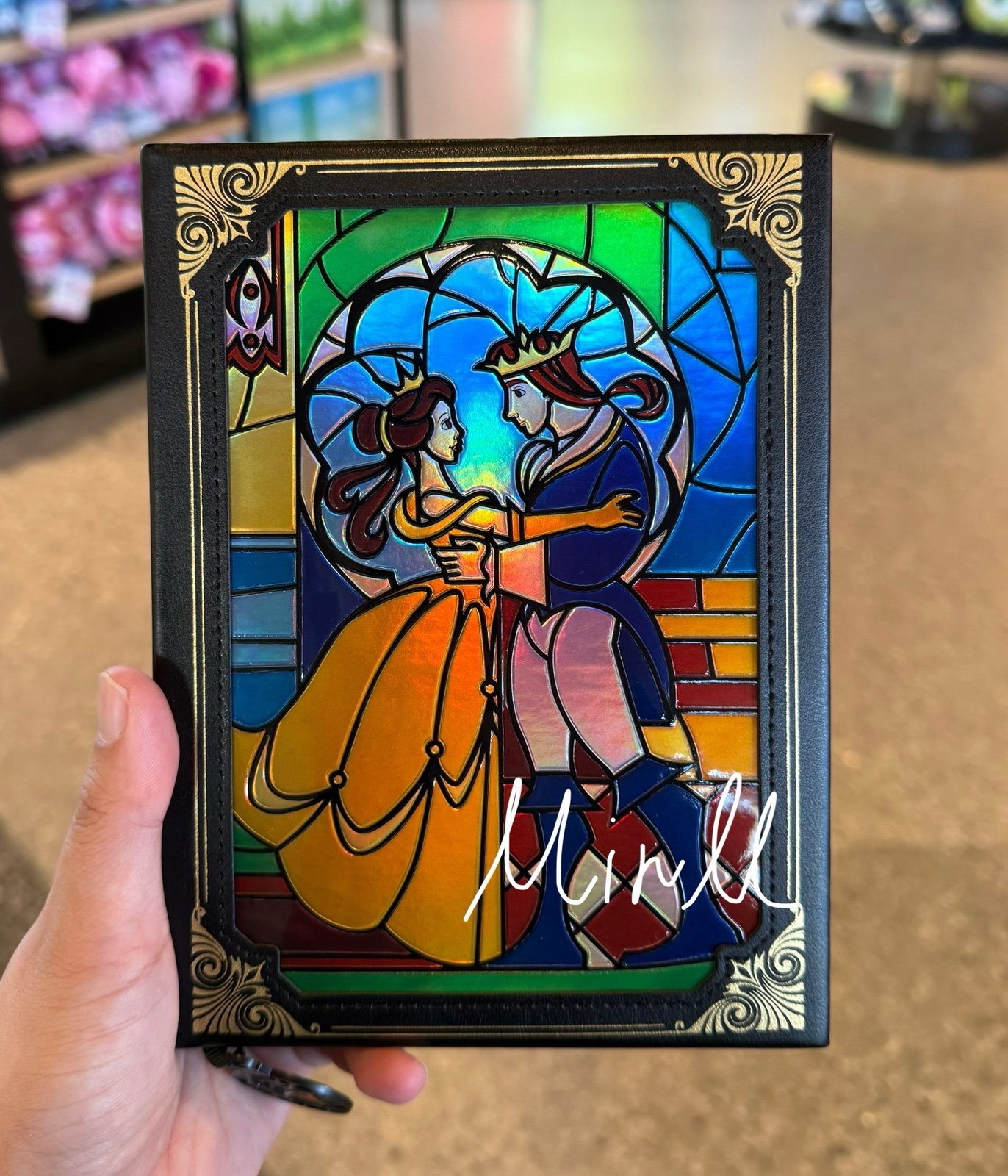 Beauty and The Beast Stained Glass Mini Journal Book 2025