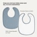 8 Pack Baby Bandana Drool Bibs Cotton 8 Solid Colors Set