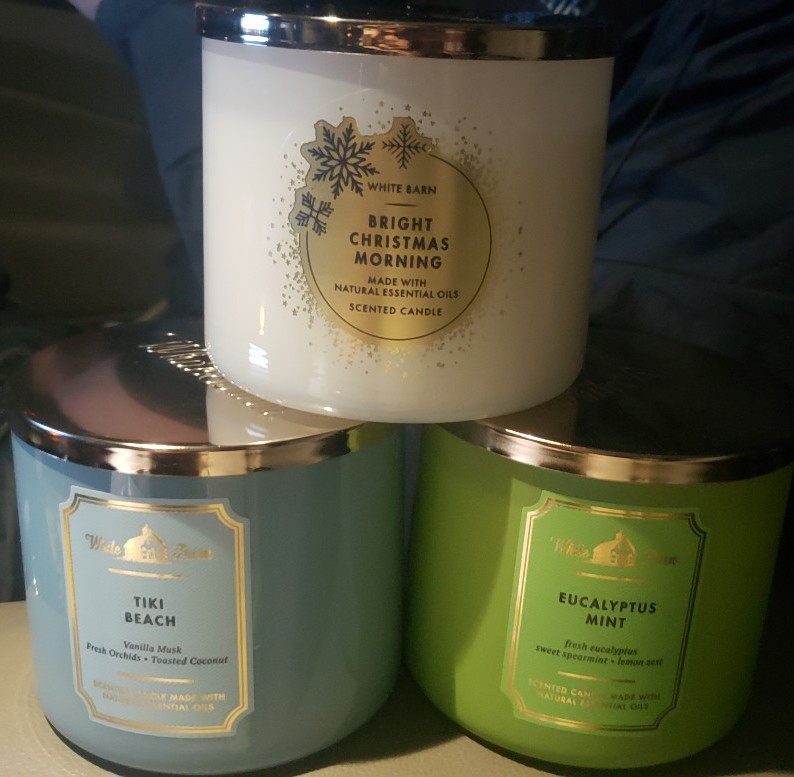 Bath and Body Works candles