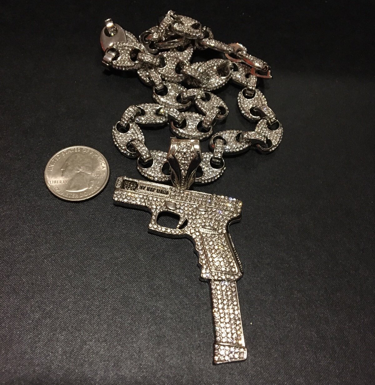 14K men iced out hip hop chain 24 “ 1