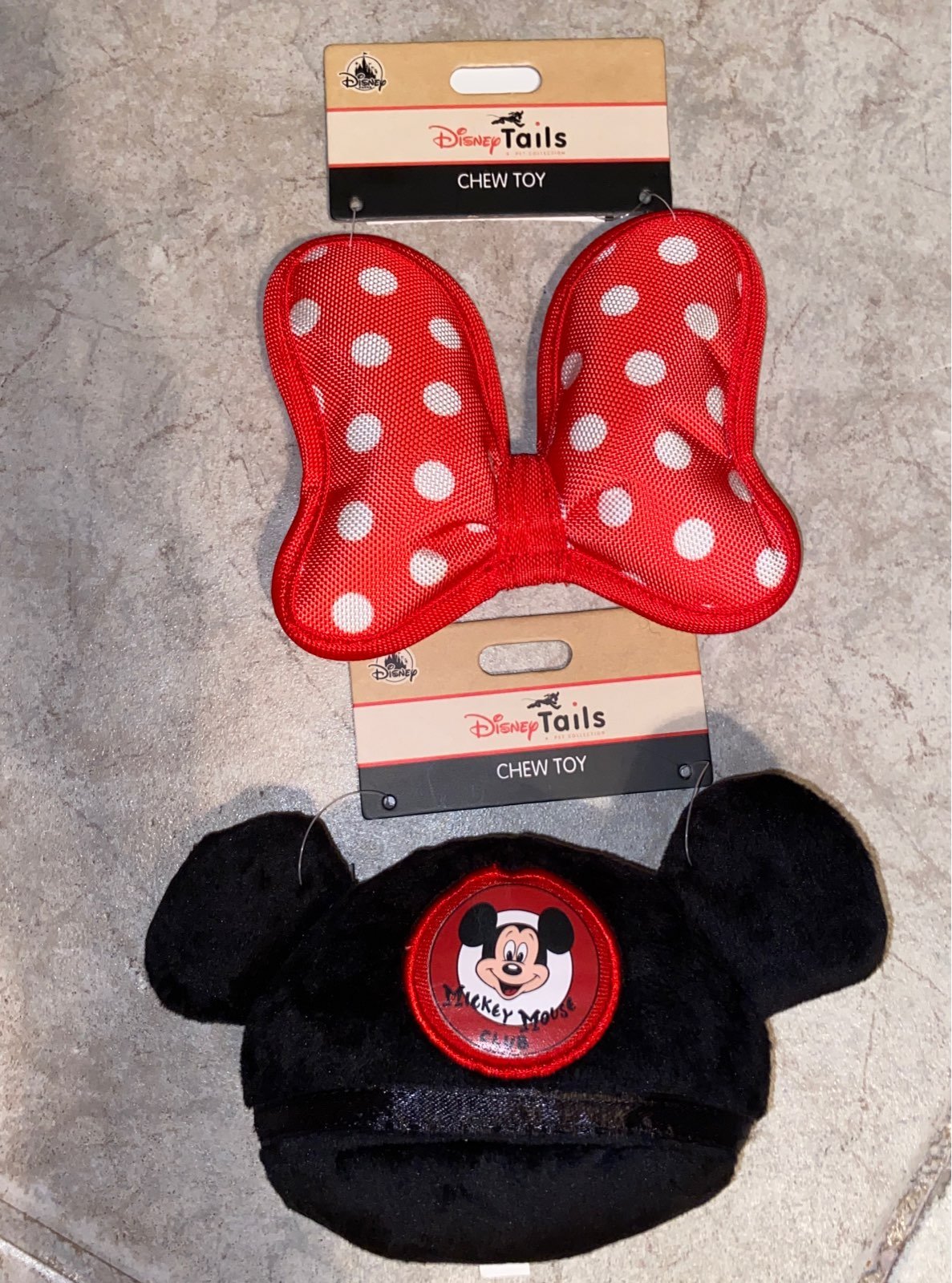 DISNEYPARK Disney Tails Dog Chew Toy Set