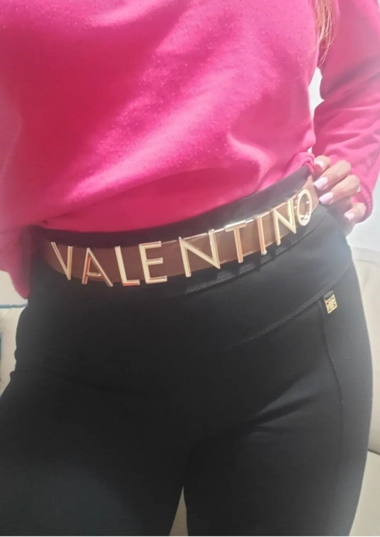 New Mario valentino belt signature letter gold bag handbag shoes