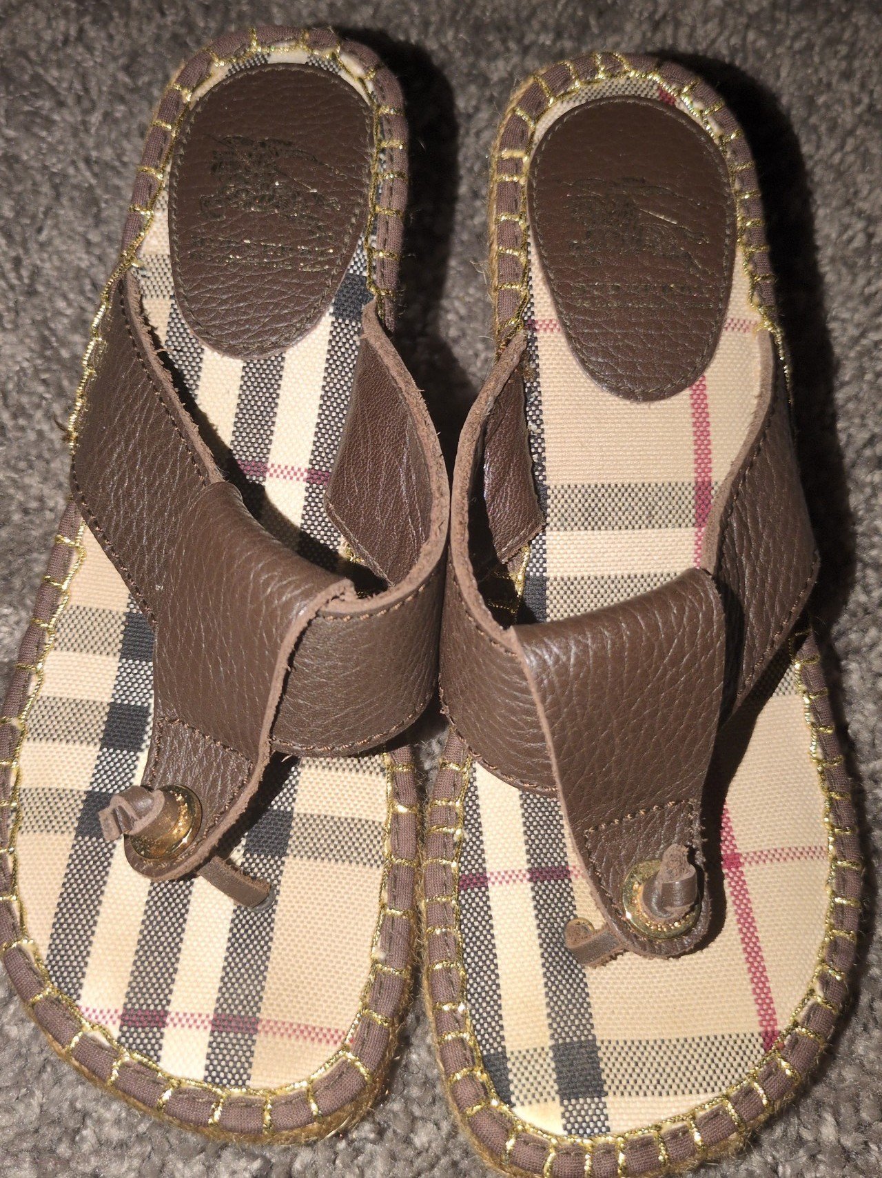 Burberry Brown Wedge