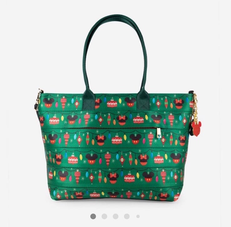 Harveys Seatbelt Mickey Christmas Tote