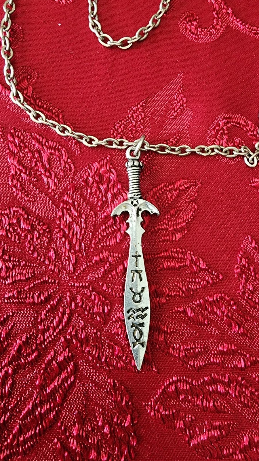 Our Legacy Ladon Olive Leather Necklaces