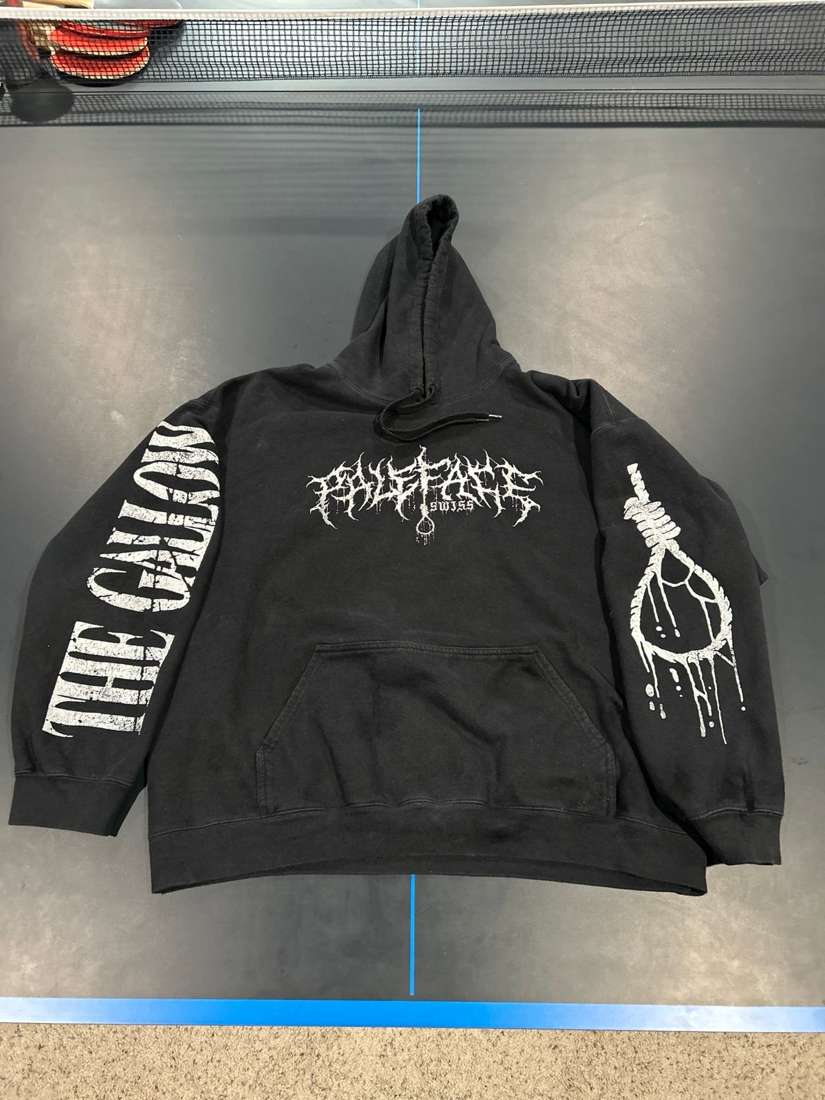Paleface Swiss The Gallow Band Hoodie XL Deathcore Metal Noose