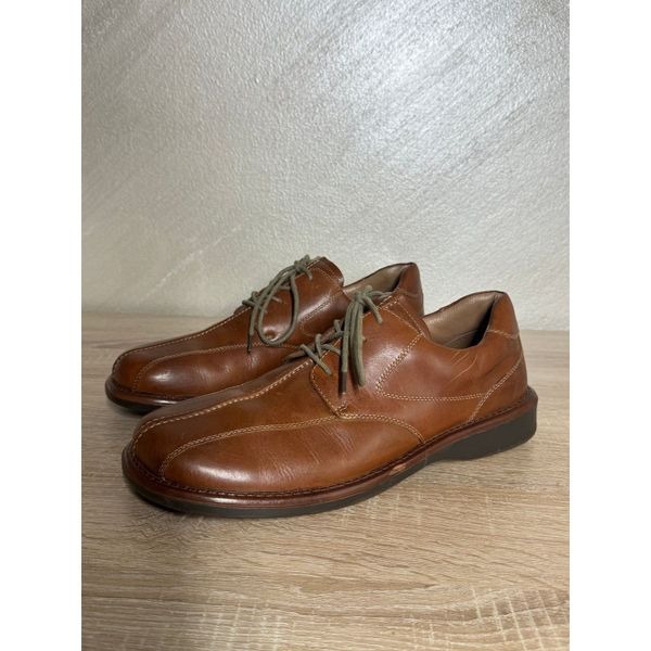 London Underground Report Men’s 13 Brown Leather Chunky Oxford Shoes