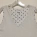 Carole Hockman 2 piece Wrap Robe & Gown Set Blue gray & White XL