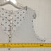 Carole Hockman 2 piece Wrap Robe & Gown Set Blue gray & White XL