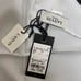 LANVIN Pocket Square Black White Silk