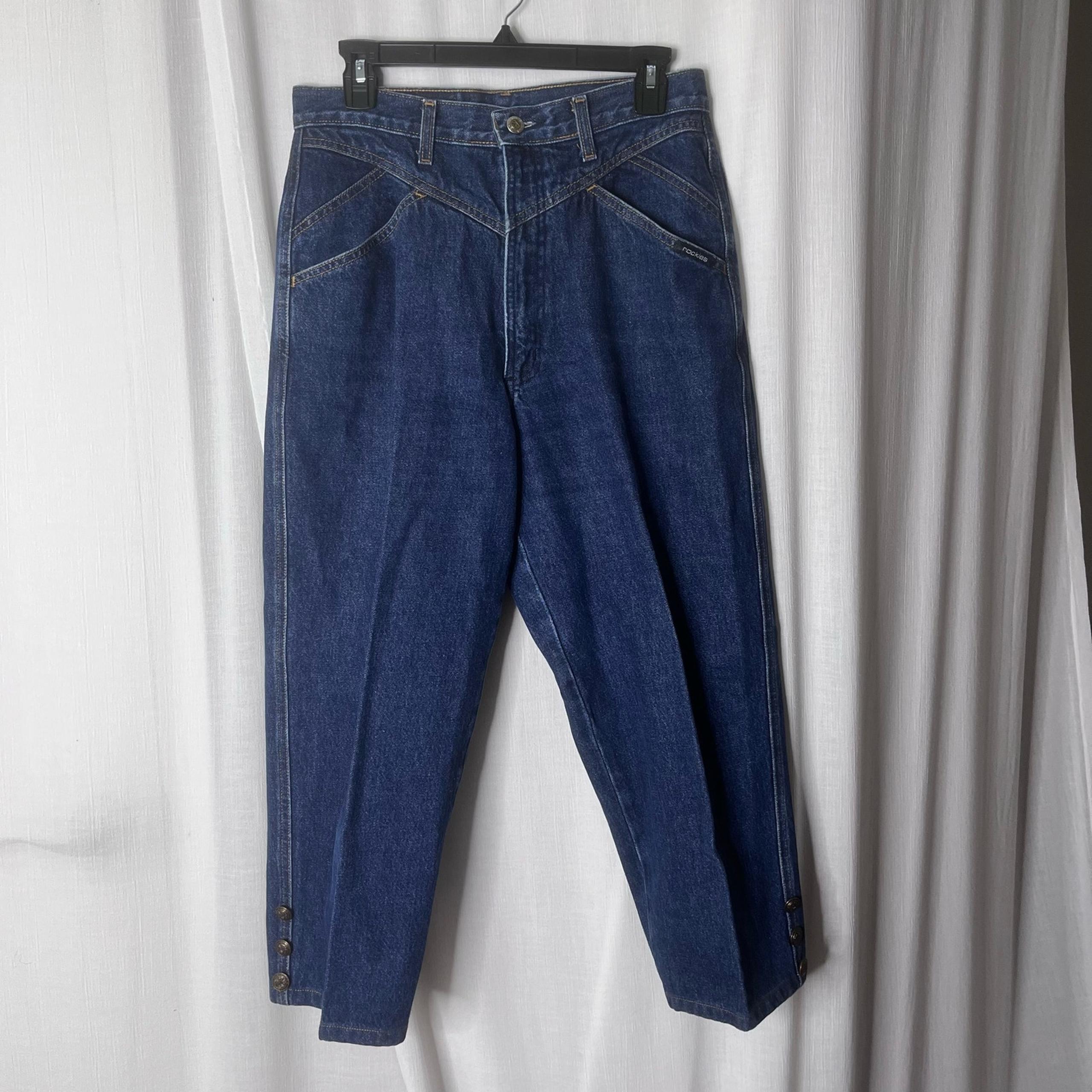 Rockies Vintage V Front High Waisted Jeans Size 32/13