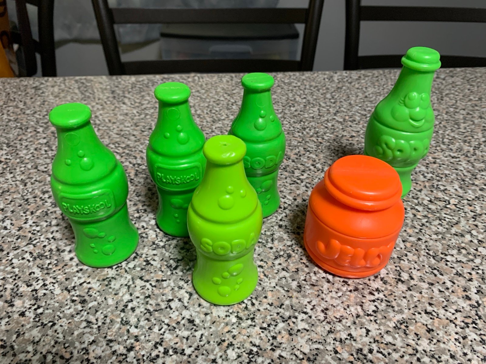 VINTAGE Playskool CHUNKY CONDIMENTS