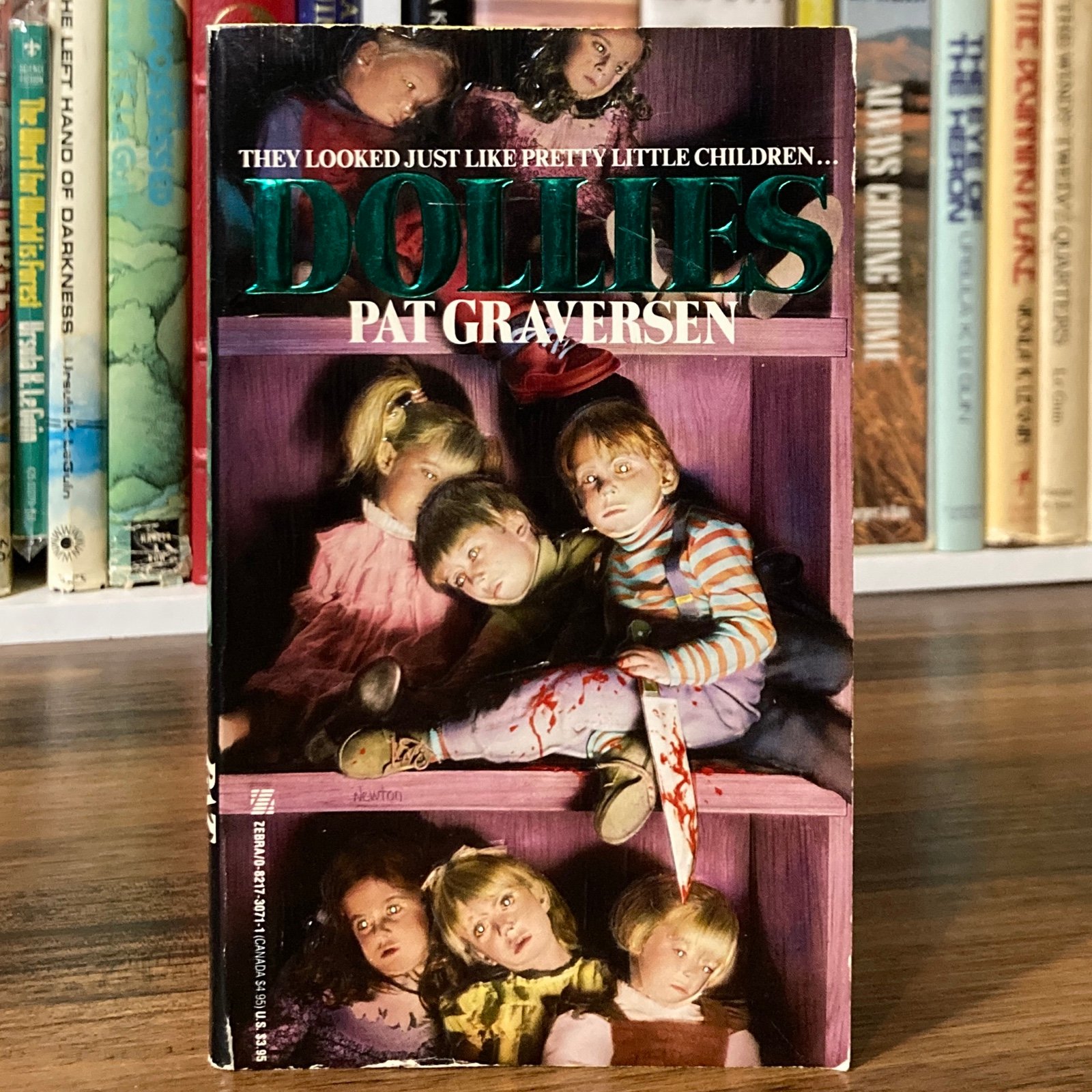 Dollies - Pat Graversen (1st edition 1st print) Zebra, 1990 / vtg horror