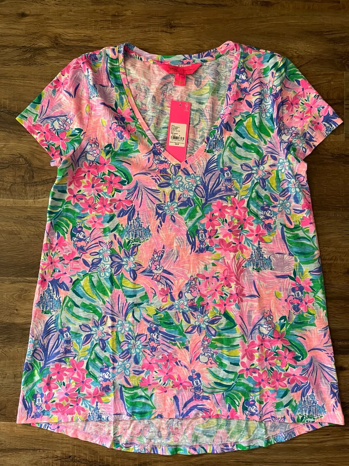 Disney Parks Top LILLY PULITZER Disney Dreamin NEW Small