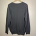 LL Bean Tall cotton cashmere V neck sweater large tall LT navy blue