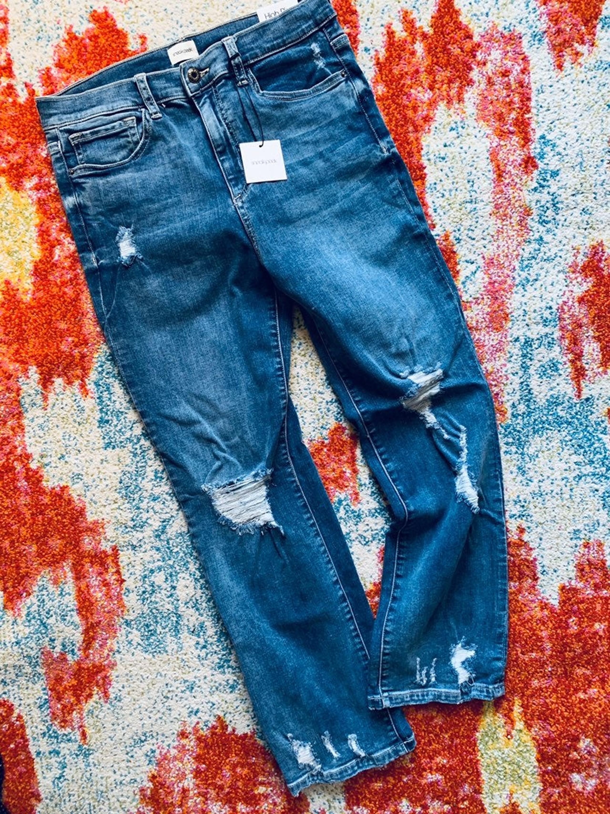 Sneak Peak high rise denim