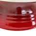 LE CREUSET Stoneware Cherry Red Pie Baking Dish 9.75 x 2\
