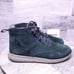 Skechers Suede Lace Up Ankle Boot Navy Blue Men's sz 10