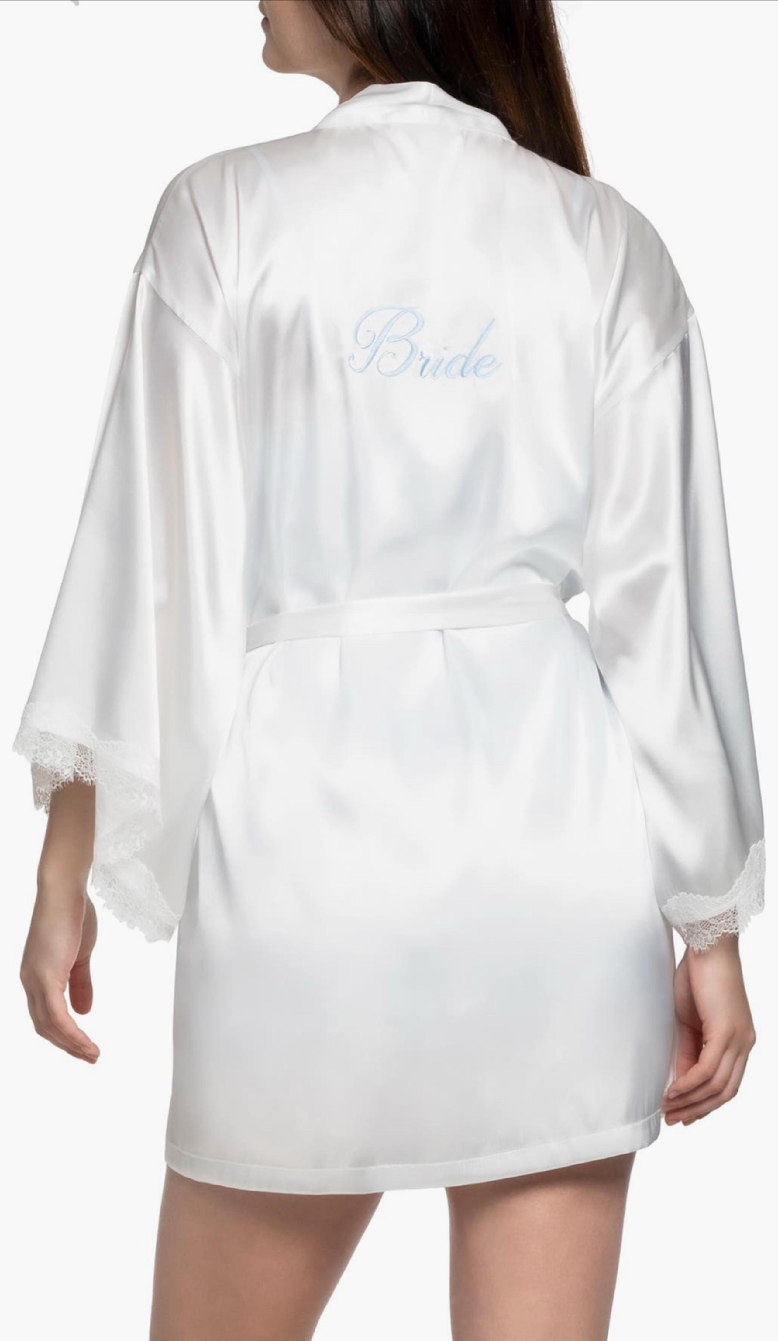 Bride Satin Robe - In Bloom by Jonquil