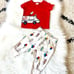Hanna Andersson Baby Organic Ice Cream Truck Matching Set 6/12M