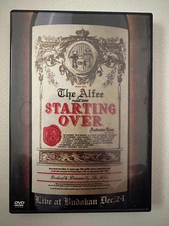 韓国ブランド通販サイト The Alfee DVD Aube 2005 STARTING OVER Live at Budokan Dec.24 ミュージック