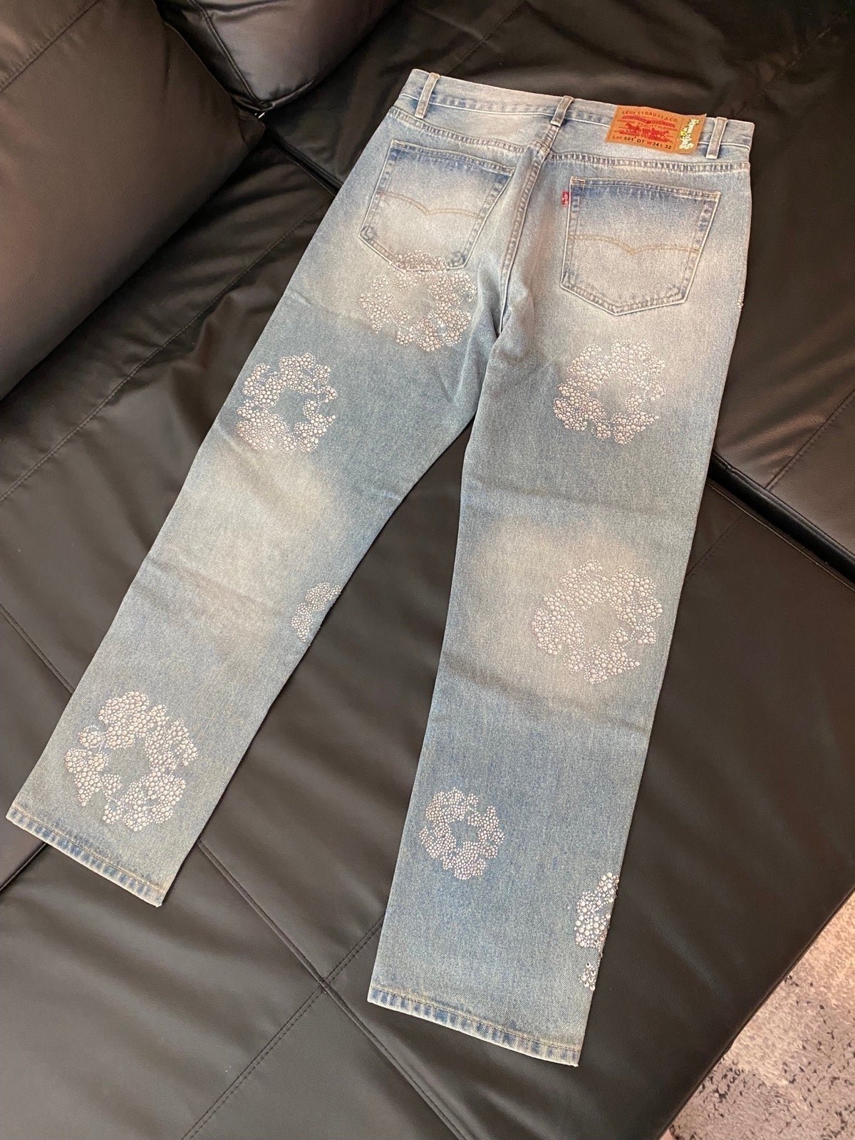 Denim Tears Rhynestone Straight Jeans
