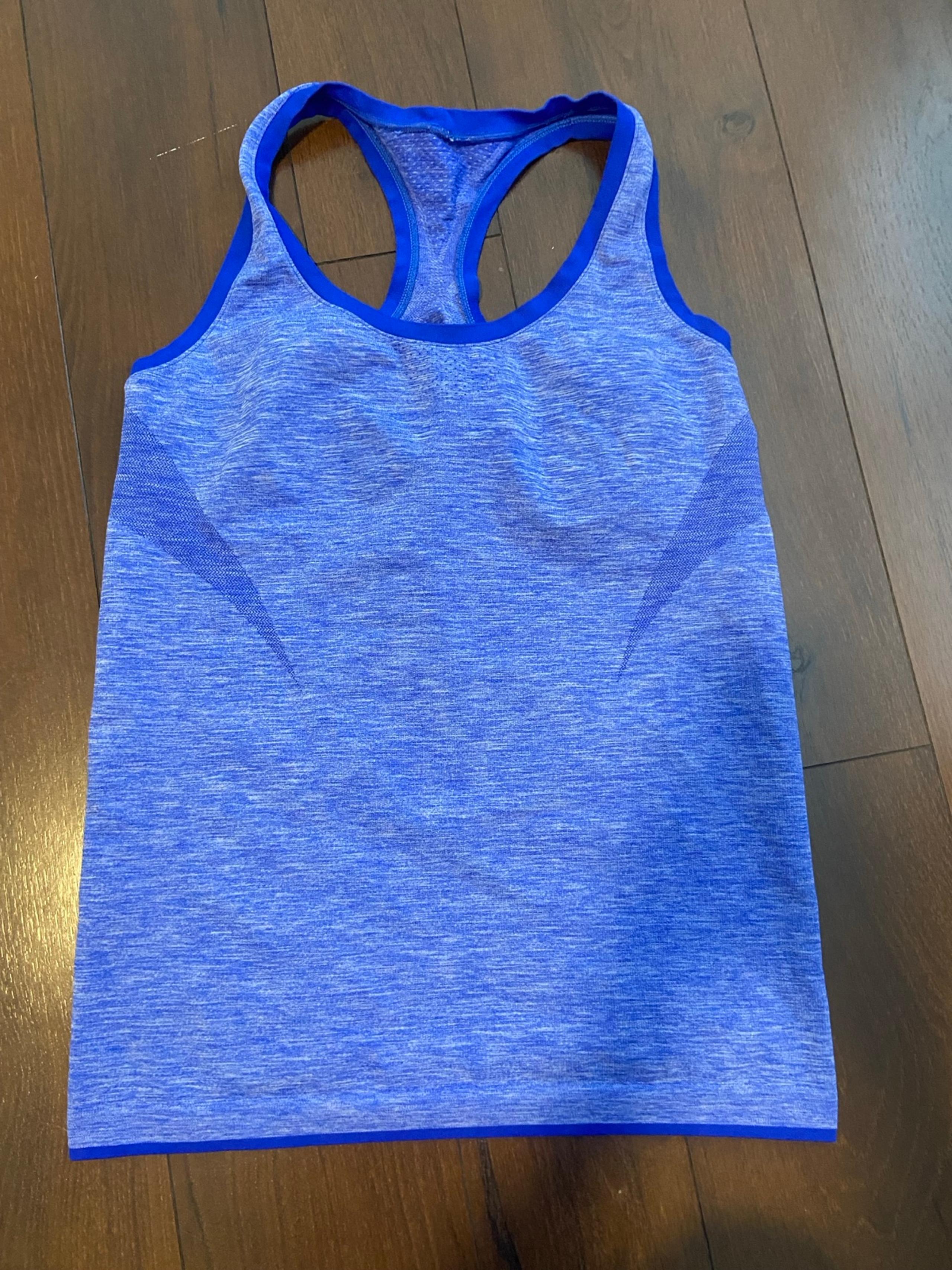 VSX Victoria’s Secret sport seamless active top large blue women’s tank shirt