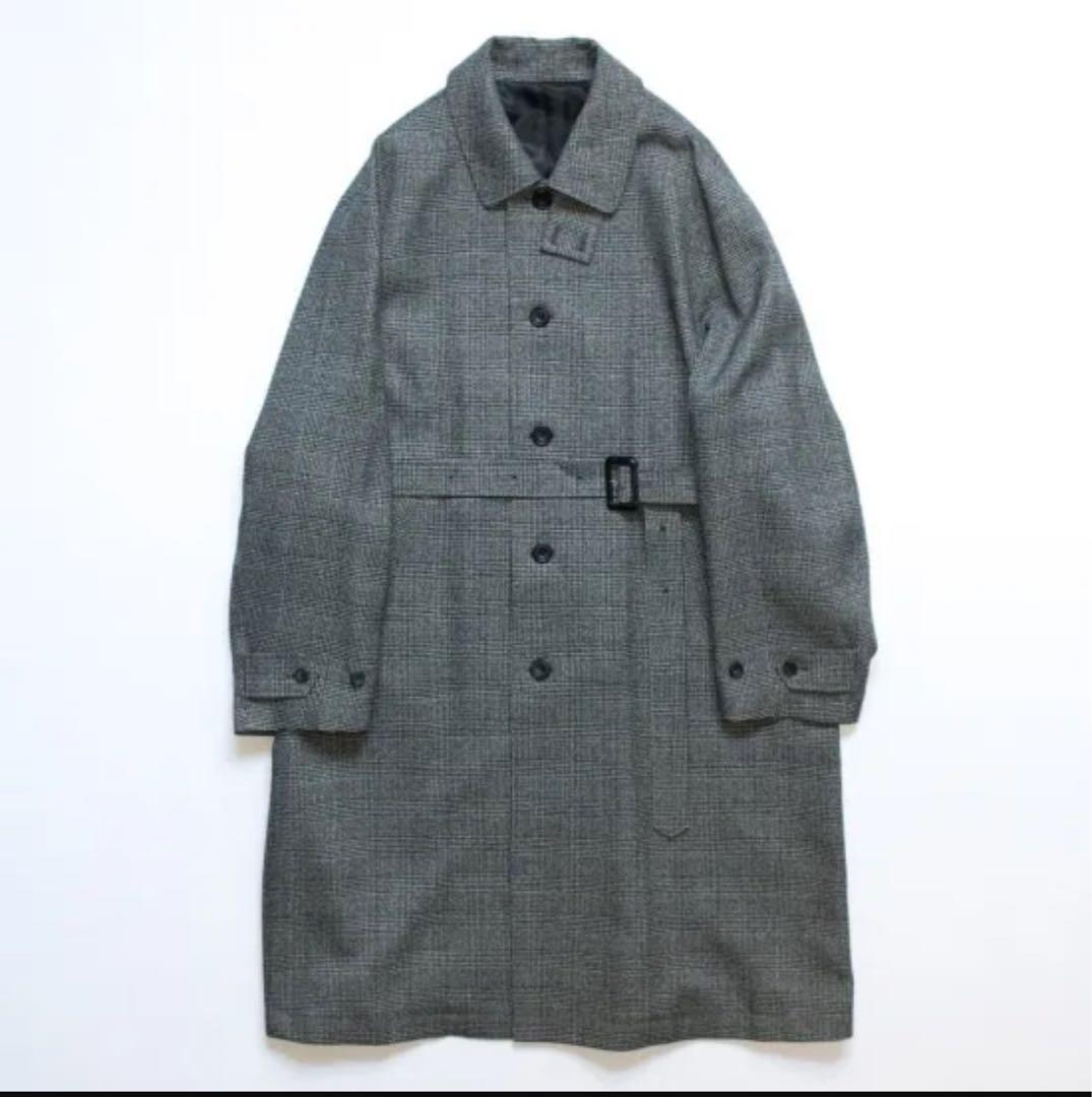 ssstein / シュタイン】OVERSIZED INVESTIGATED COAT - BLACK