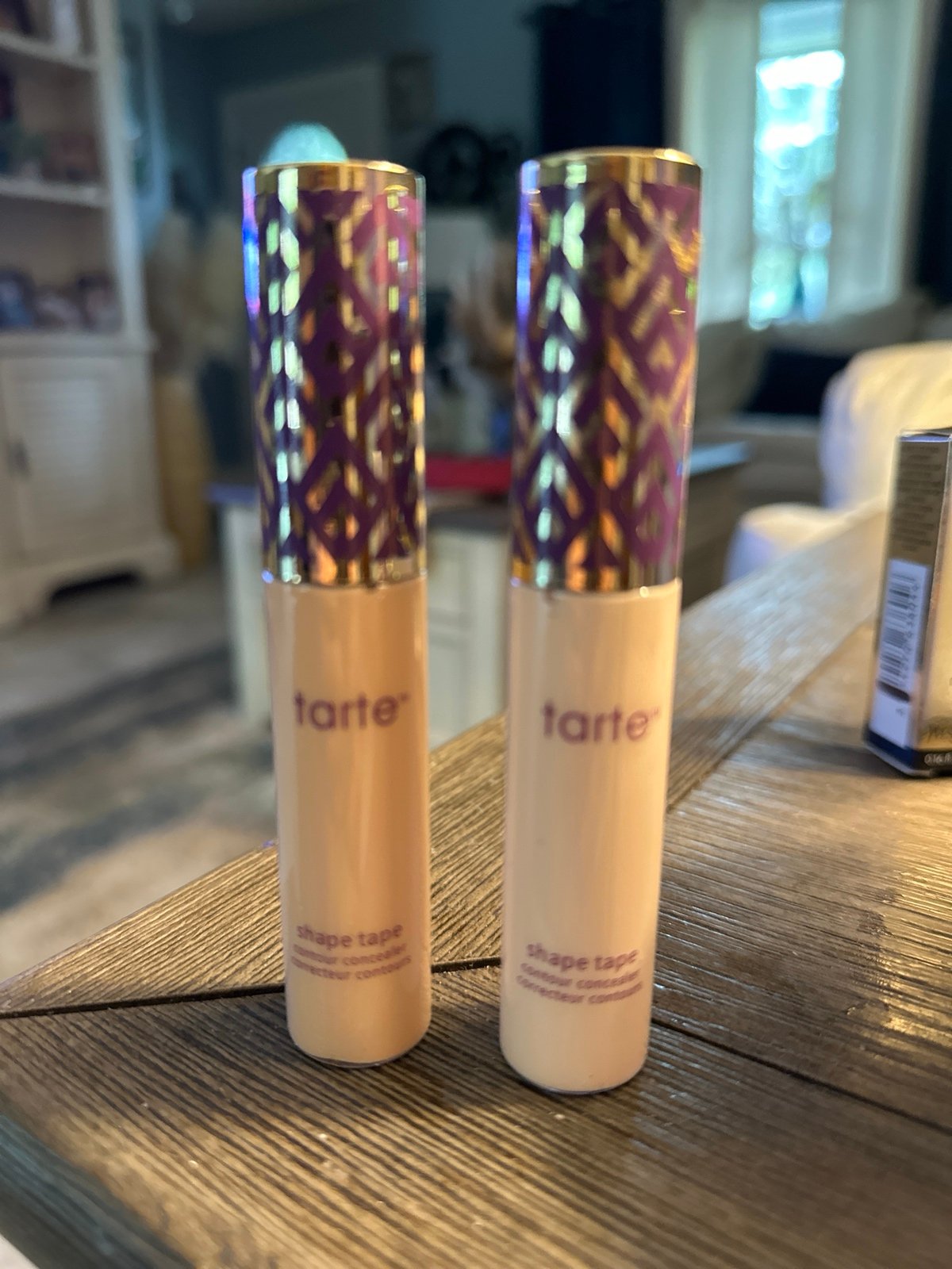 2 X Tarte shape tape concealer full size!Light medium/Light sand!!