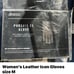 Women's Black Leather Gloves
