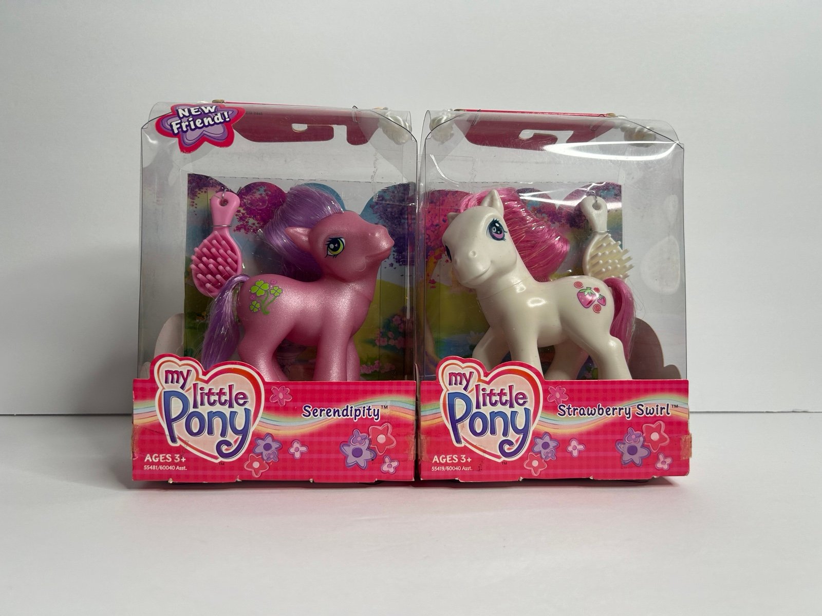 My Little Pony G3 NIB Serendipity & Strawberry Swirl Double Pack