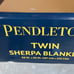 Pendleton twin sherpa blanket 66X92 NEW