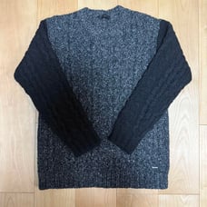 DIESEL Cable Knit Crew Neck Sweater Vintage