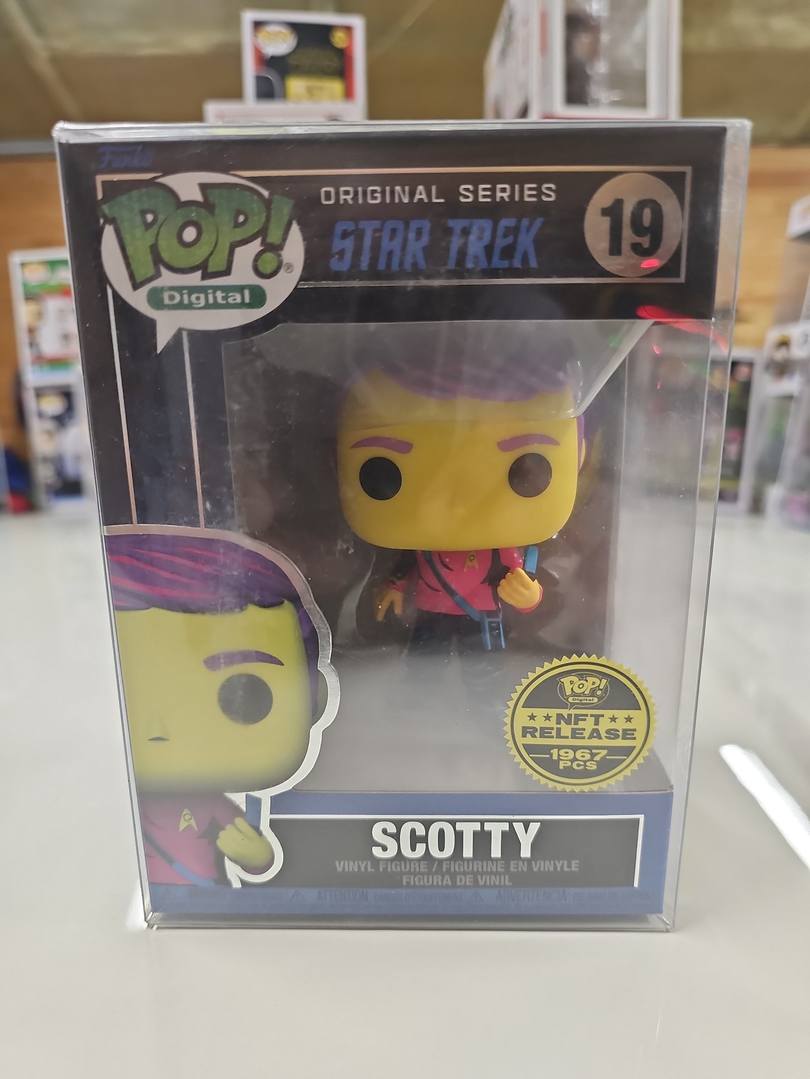 Funko Pop 19 Star Trek Scotty NFT Release
