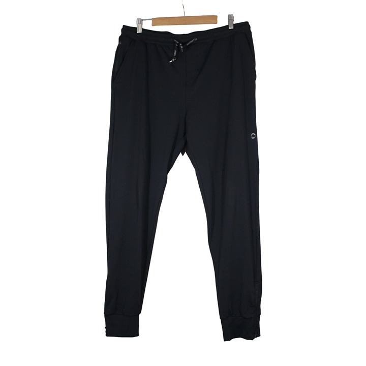 Wodbottom unisex high rise relaxed fit tapered ankle zip athletic joggers XXL
