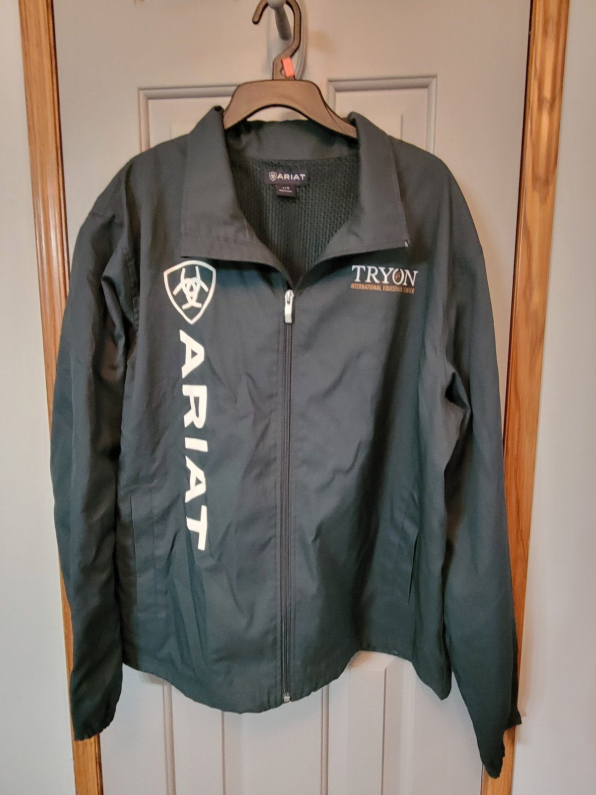Ariat Tryon International Equestrian Green Zip Lined Windbreaker