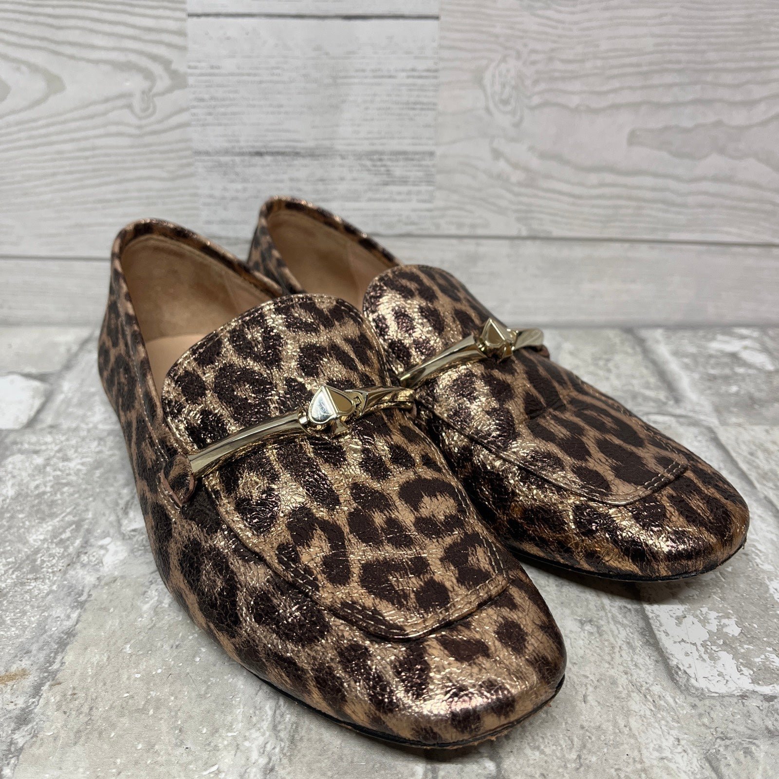 Kate Spade Metallic Loafers