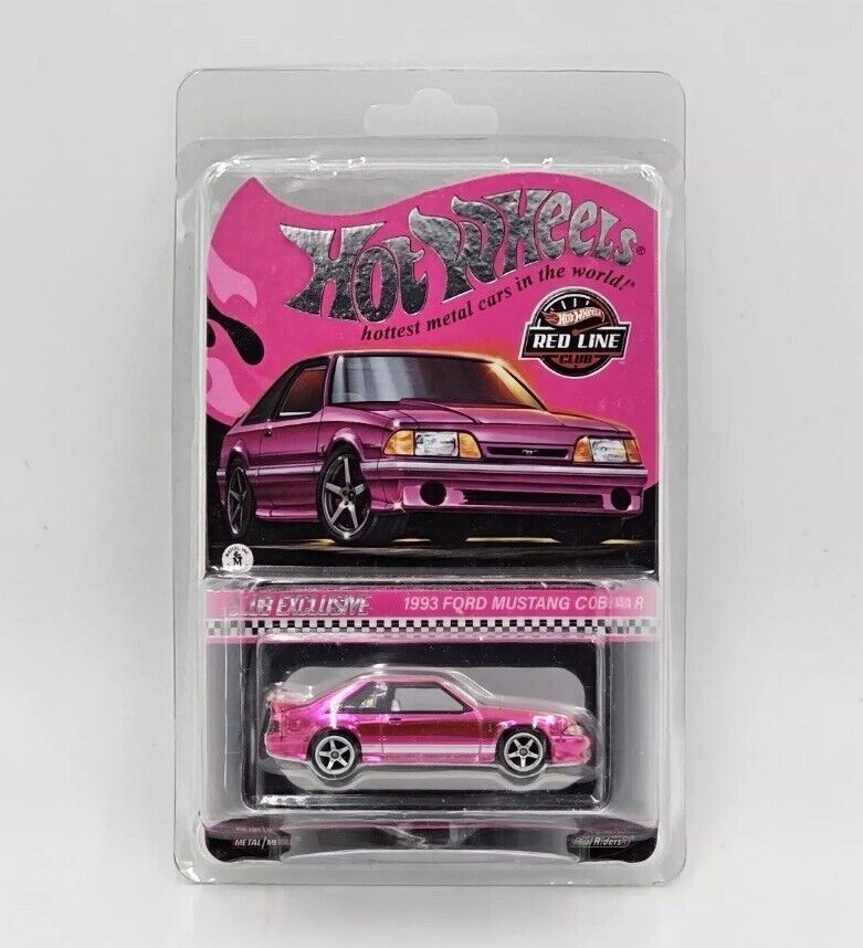 Hot Wheels RLC 24th National Convention Pink 1993 Ford Mustang Cobra R