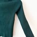 Naadam cashmere ribbed sweetheart knit top small pine green NWT sweater