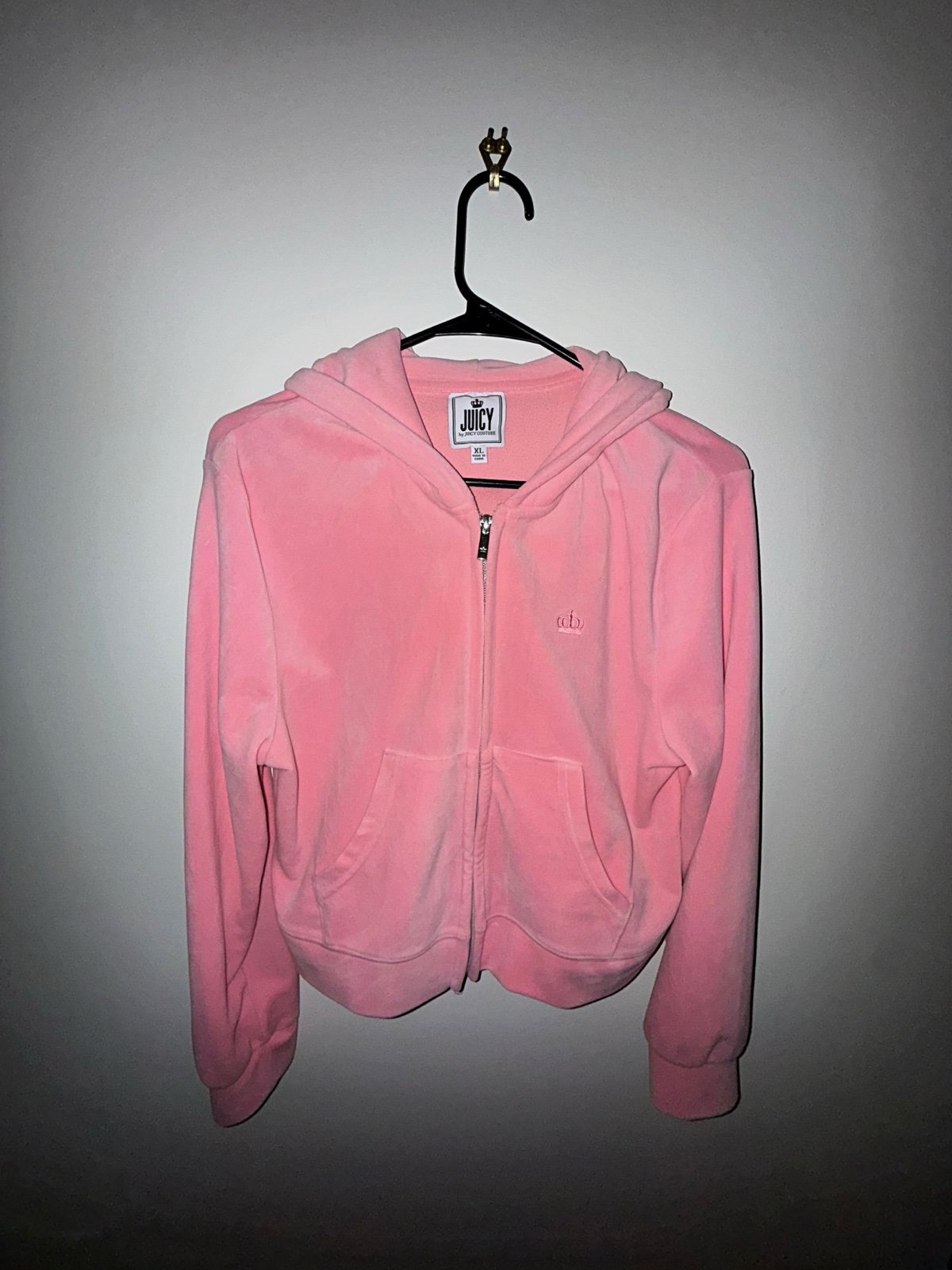 Juicy Couture y2k pink zip-up hoodie new without tags
